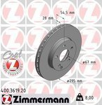 Tarcza hamulcowa przód W 211 295 mm