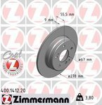 Tarcza hamulcowa tylna  W 124  W 202  W 203 W 208 W 209   W 210 śred. 278 mm