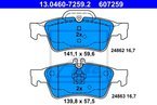 Klocki hamulcowe tylne  W 212  C 218