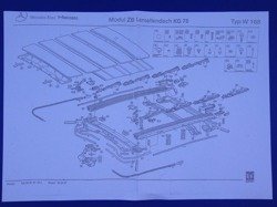 Zestaw naprawczy szyberdachu płytkowego W 168